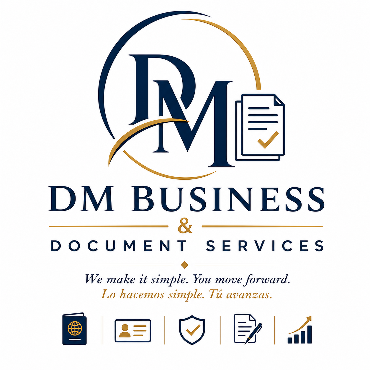 DM Business & Document Services logo